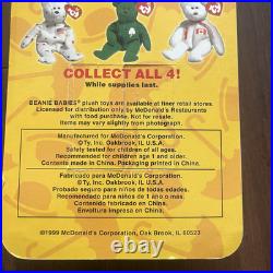 1999 Rare TY Beanie Babies 4-Set Britannia Glory Erin Maple The Bear ERROR Mc 1999 Rare TY Beanie Babies 4-Set Britannia Glory Erin Maple The Bear ERROR Mc