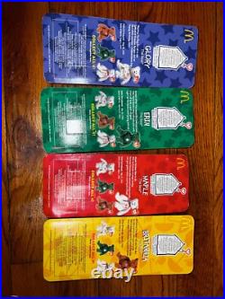 1999 SET OF 4 TY Beanie Babies Ronald McDonald House Charities RARE WITH ERRORS