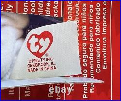 1999 SET OF 4 TY Beanie Babies Ronald McDonald House Charities RARE WITH ERRORS