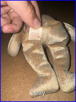 1999 SIGNATURE BEAR Ty Beanie Baby RARE MINT ORIGINAL Retired with ERRORS