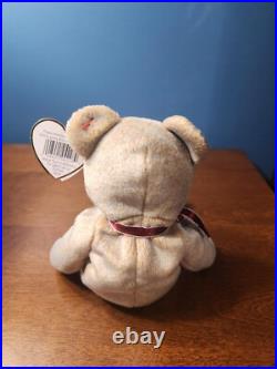 1999 SIGNATURE BEAR Ty Beanie Baby Rare mint condition retired with Errors