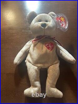 1999 Signature Bear TY Beanie Baby With Rare Tag Errors