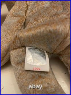 1999 Signature Bear Ty Beanie Baby Rare Original Retired with tag errors
