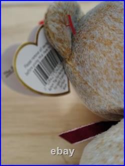 1999 Signature Bear Ty Beanie Baby Rare Original Retired with tag errors