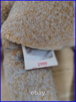1999 Signature Bear Ty Beanie Baby Rare Original Retired with tag errors