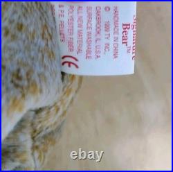 1999 Signature Bear Ty Beanie Baby Rare Original Retired with tag errors