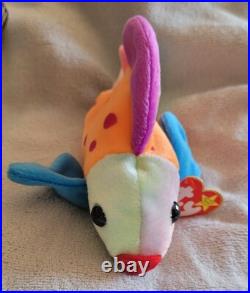 1999 TY Beanie Baby Lips The Fish Retired Mint Very Rare, witherrors 1999 TY Beanie Baby Lips The Fish Retired Mint Very Rare, witherrors