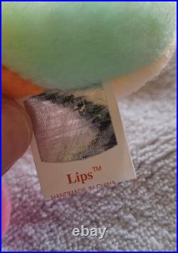 1999 TY Beanie Baby Lips The Fish Retired Mint Very Rare, witherrors 1999 TY Beanie Baby Lips The Fish Retired Mint Very Rare, witherrors