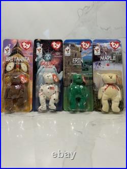 1999 Teenie Beanies McDonalds international Collection With 5 Rare Errors