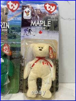1999 Teenie Beanies McDonalds international Collection With 5 Rare Errors