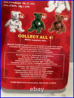 1999 Teenie Beanies McDonalds international Collection With 5 Rare Errors