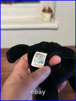1999 Ty Beanie Baby THE END BEAR With 4 Errors RARE! Read Description
