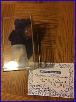 1st Charity Edition Rare Ty Princess Diana Beanie Baby -Authenticated 8-1-2017