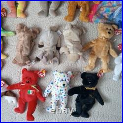 20 Vtg Ty Beanie Babies 1993-2000 All With Tags Rare Princess Garcia Peace End Y2k