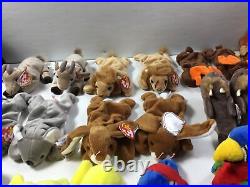 20 x 2 Twin TY Beanie Babies Animals Double Up Rare Collection Lions Tigers And