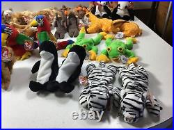 20 x 2 Twin TY Beanie Babies Animals Double Up Rare Collection Lions Tigers And