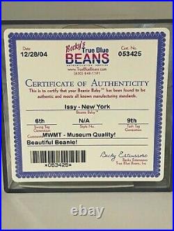 2000 HT RARE TY ISSY NY NEW YORK FOUR SEASONS HOTEL Beanie Authenticated/Sealed