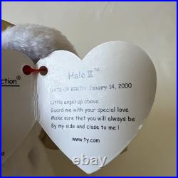 2000 TY Beanie Baby Halo II Very Rare BROWN NOSE & TAG ERRORS Mint Condition