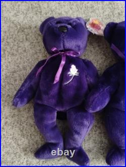 2X EXTREMELY RARE ERROR PRINCESS DIANA Ty Beanie Babies RARE Tag Errors