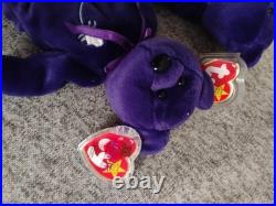 2X EXTREMELY RARE ERROR PRINCESS DIANA Ty Beanie Babies RARE Tag Errors