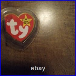 3 Beanie All 4 $150. RARE- MANY ERRORS- VINTAGE-TY BEANIE BABY BEAR CURLY
