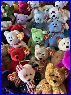 36 Different Beanie Baby Bears (Including Rare) $10 A Piece. All Mint with Tags