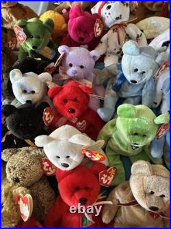 36 Different Beanie Baby Bears (Including Rare) $10 A Piece. All Mint with Tags