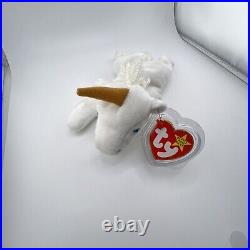 3d Very Rare? Retired Ty Beanie Baby Mystic The Unicorn With Date Errors