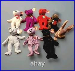 8? Ty Beanie Babies Millennium Y2K 1999 Multicolor Includes Very HTF Rare Collect