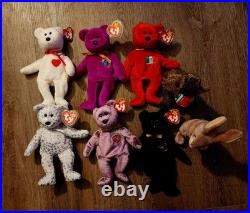 8? Ty Beanie Babies Millennium Y2K 1999 Multicolor Includes Very HTF Rare Collect