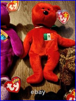 8? Ty Beanie Babies Millennium Y2K 1999 Multicolor Includes Very HTF Rare Collect