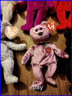 8? Ty Beanie Babies Millennium Y2K 1999 Multicolor Includes Very HTF Rare Collect