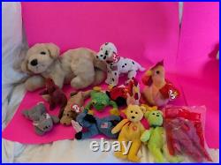 92 Rare/Retired Beanie Babies Lot