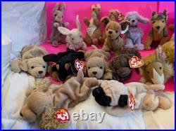 92 Rare/Retired Beanie Babies Lot