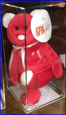 AUTHENTICATED Ty #1 REP BEAR BEANIE BABY TEDDY PROTOTYPE ULTRA RARE 253 WHITE AUTHENTICATED Ty #1 REP BEAR BEANIE BABY TEDDY PROTOTYPE ULTRA RARE 253 WHITE