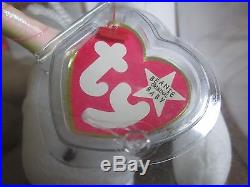 AUTHENTICATED Ty Original Beanie Baby RARE Mystic With RARE WHITE STAR Retired