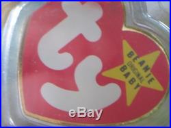 AUTHENTICATED Ty Original Beanie Baby SUPER RARE TINY Peace Museum Quality PVC