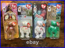 All 4 Mcdonalds Beanie Babies Collection Ultra Rare! Full Set