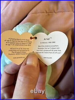 Ariel Beanie Baby 2000 With Errors! Rare! Free Shipping