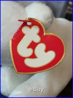 Authentic CHILLY the Polar Bear Rare 3rd/1st Gen Ty Beanie Baby