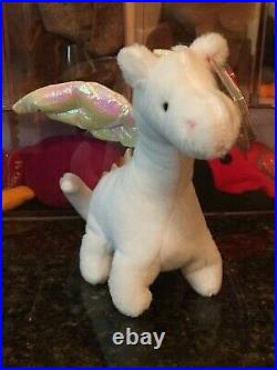 Authentic Rare MAGIC the Dragon 3rd/2nd Generation Ty Beanie Baby MWMT-MQ