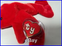 Authentic Ty Beanie Baby Punchers the Lobster Rare 1st / 1st Gen Tag MWMT-MQ
