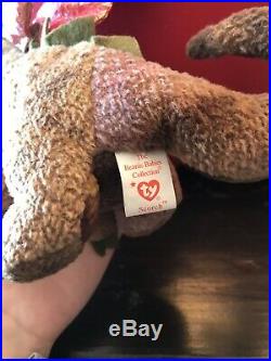 Authentic and Rare Ty Beanie Baby Scorch Dragon 1998