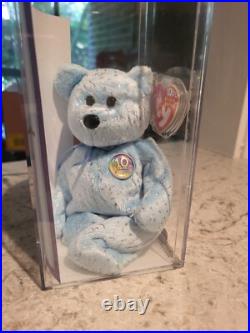 Authenticated Beanie Baby DECADE (Ty Warner Signed #/100) MWMT-MQ & ULTRA RARE