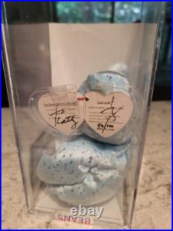 Authenticated Beanie Baby DECADE (Ty Warner Signed #/100) MWMT-MQ & ULTRA RARE