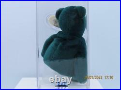 Authenticated SUPER RARE Ty Beanie Baby OLD-FACE JADE Teddy MWMT-MQ 2nd/1st Gen