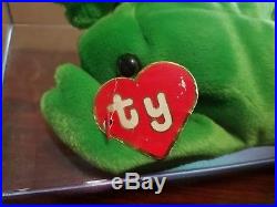 Authenticated Ty Beanie Baby Rare Legs 1st/1st Gen Hang 4-Line Korean Tush Tag