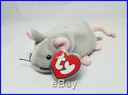 Authenticated Ty Beanie Baby Trap the Mouse Rare 3rd/1st Gen Tag MWNMT