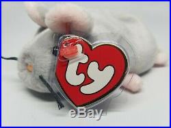 Authenticated Ty Beanie Baby Trap the Mouse Rare 3rd / 1st Gen Tag MWNMT