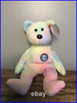 B. B Beanie Baby Bear TY RARE Mint Condition NEW with rare tush tag